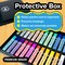 Art Supplies Set of 24 Soft Chalk Pastels, Non-Toxic, Oil-Free, Assorted Colors, Blendable, for Adults, Includes Storage Case